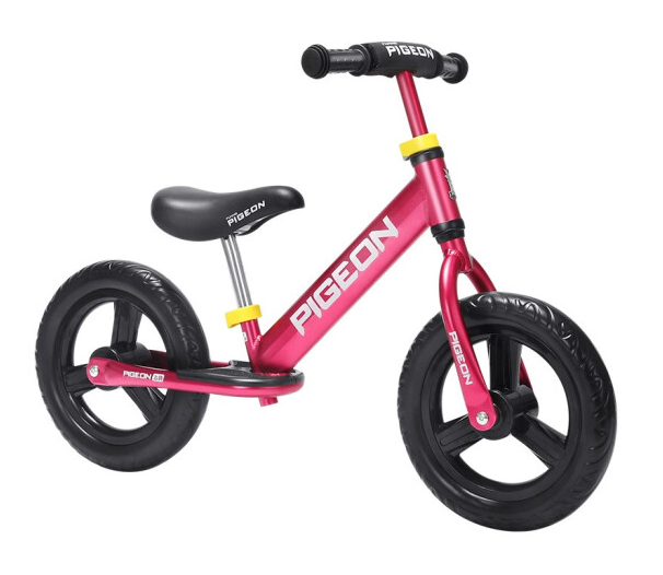2-3-6岁两轮男女宝宝滑步自行车 阳极红-发泡轮